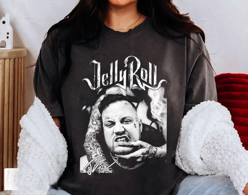 Retro Jelly Gift fans Graphic Shirt, Jellyrol Concert 2023 Shirt Jelly Vintage Shirt, Jelly Graphic shirt, Gift For Men Women Shirt