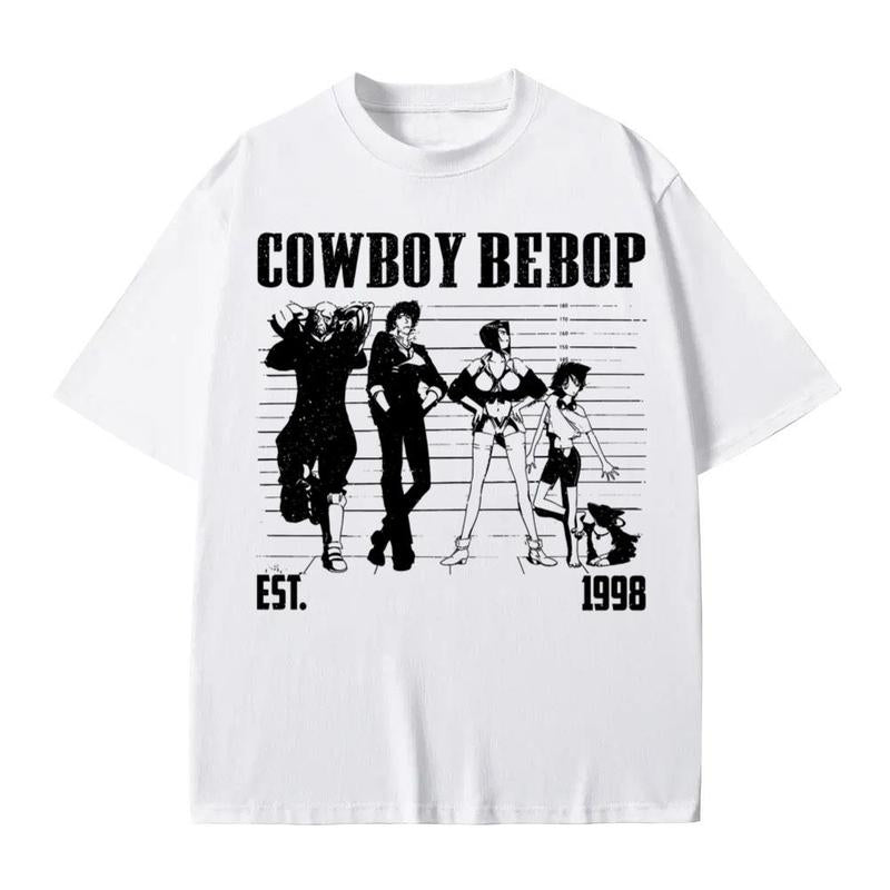 Cowboy Bebop Tshirt, Anime Tee, Anime cosplay shirt, Faye Valentine tshirt
