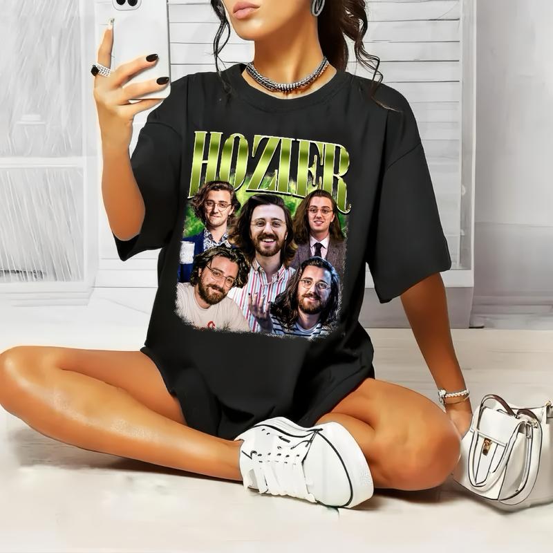 Hozier Brian Gillbert Vintage Shirt Cotton Fit New Song Hozier Live Tour Unreal Unearth 2024 Top Womenswear Top Womenswear