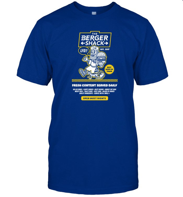 Limited The Berger Shack Funny Shirt
