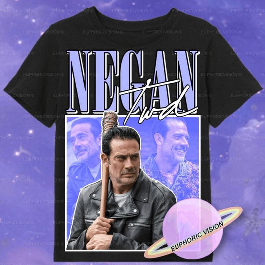 Negan Smith The Walking 90Ã¢â‚¬â„¢s Vintage Tee, Unisex Cotton T-Shirts