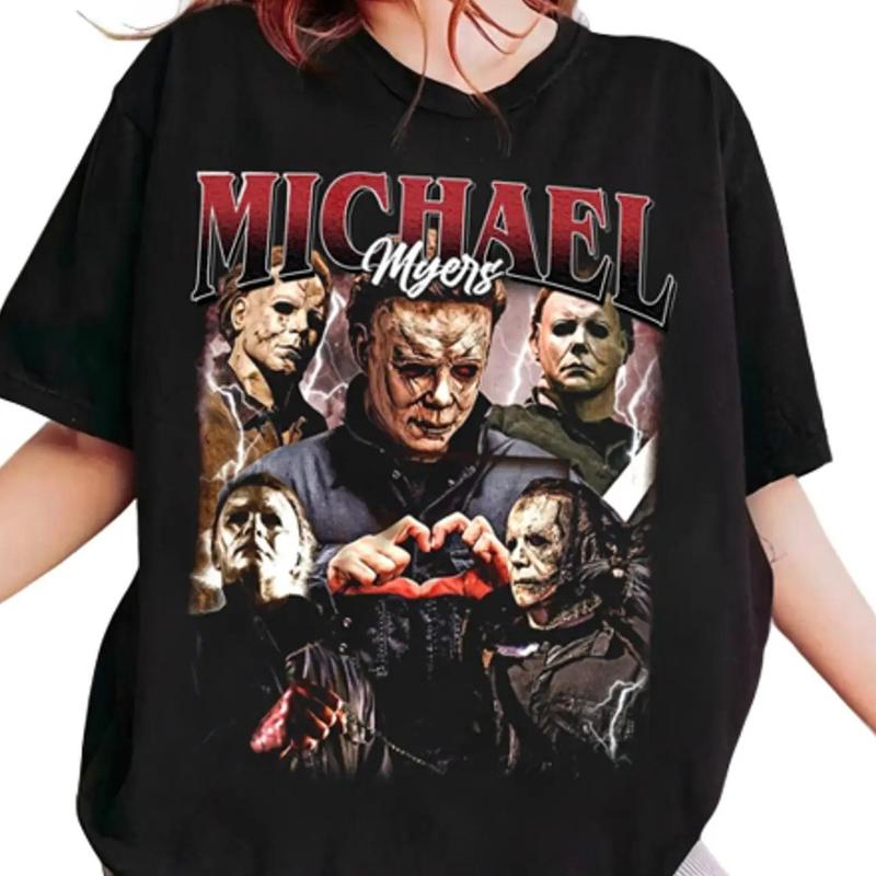 Limited Michael Myers Vintage Shirt Gift for Women and Men Unisex T-Shirt Medium Cotton Tshirt Baggy Comfort Fabric Top
