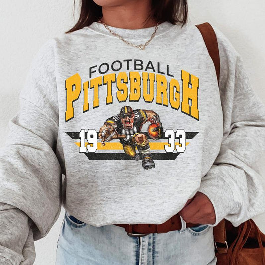 Unisex Pittsburgh Vintage Football Sweatshirt, Penn State Nittany Lions Football NCAA Sweatshirt, Pitt Panthers Football NCAA Sweatshirt, West Virgini