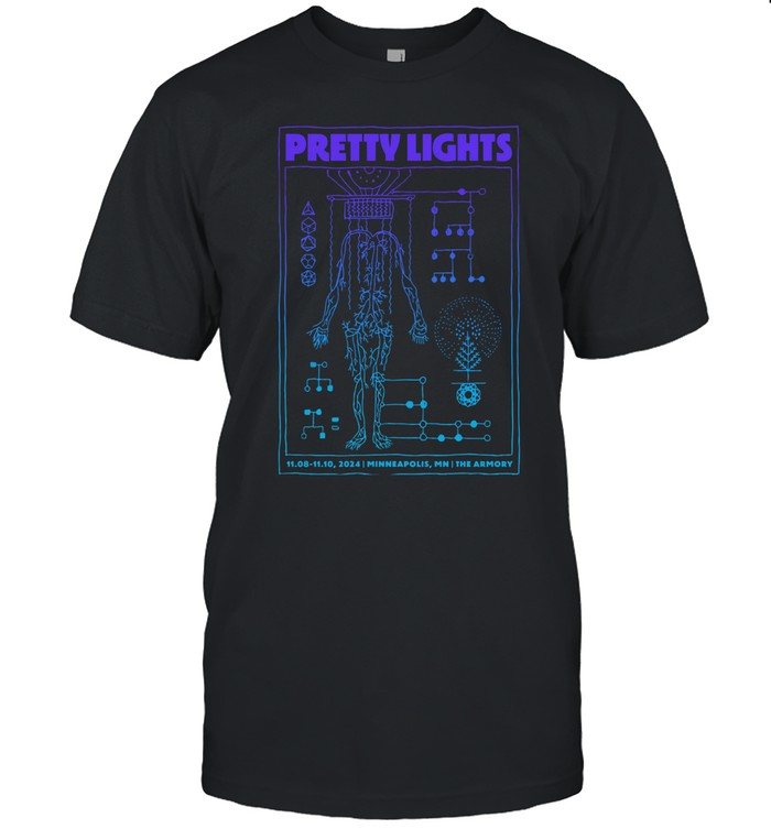 Pretty Lights Tour Minneapolis, MN November 8-10, 2024 T-Shirt
