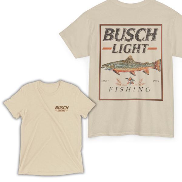 Busch Light Fishing Perch Unisex T-Shirt scene clothing