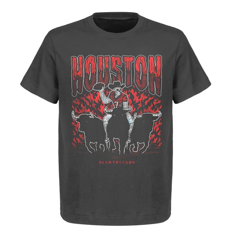 Vintage Houston Football Graphic T-Shirt | Gildan 5000 Heavy Cotton | Unisex Fit | Perfect for American Football Fans