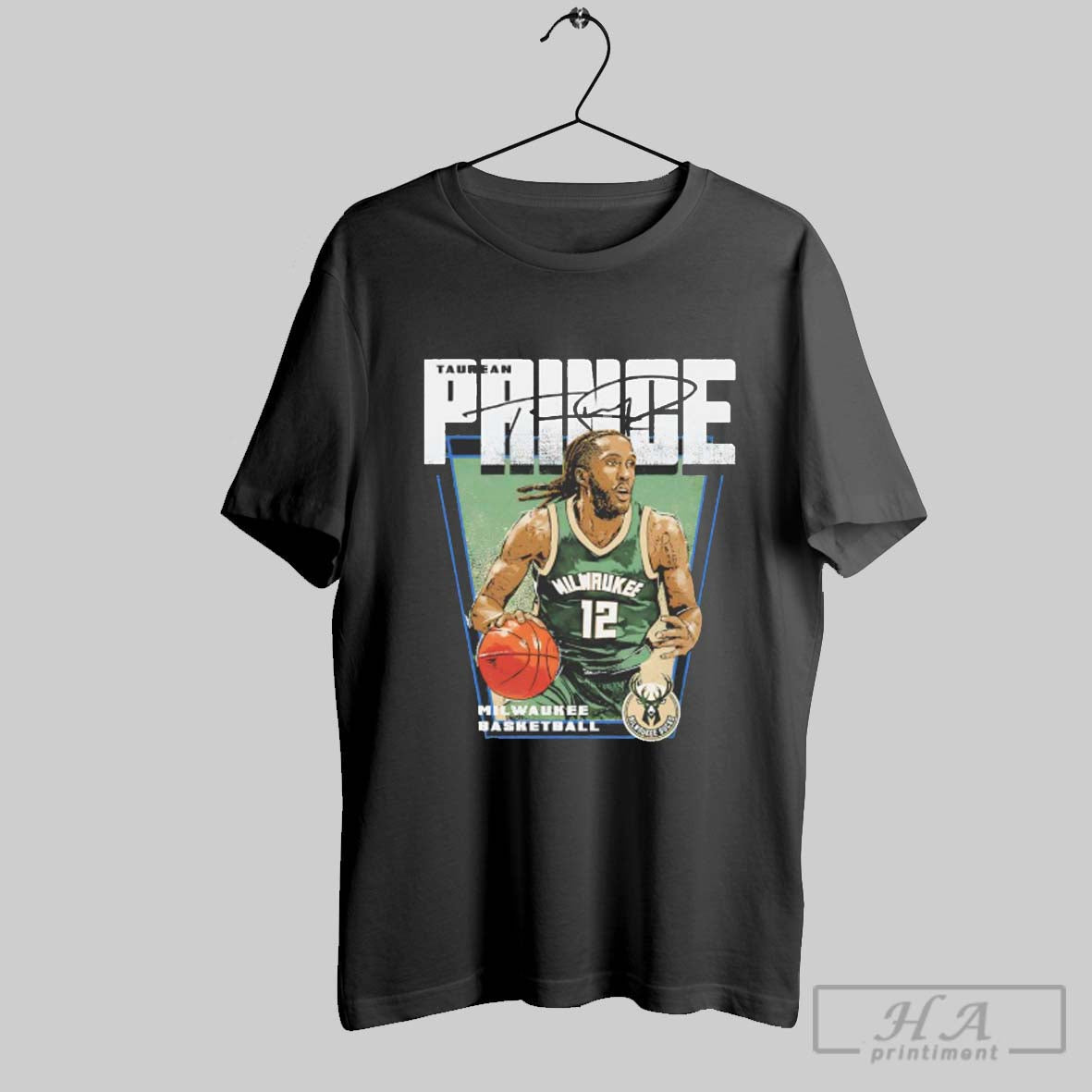 Taurean Prince Milwaukee Bucks Nba Basketball Premiere Signature Vintage Shirt Hoodie Sweater Long Sleeve