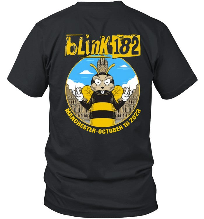 Manchester, UK October 16, 2023 Blink-182 Tour Shirt_1