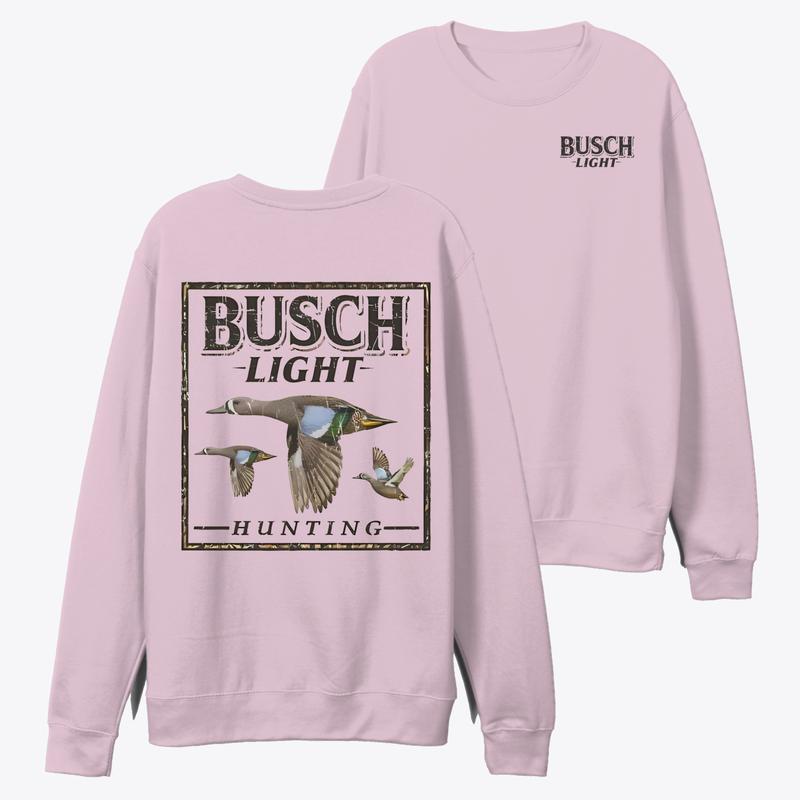 Unisex Sweatshirt - Busch Light Hunting Camo Duck Shirt, Unisex Shirt, Full Color Shirt, For Men, For Women Menswear Day Hoodie Love