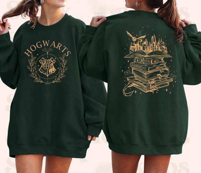 Vintage Wizard World Hogwarts Sweatshirt, Hogwarts HP Shirt