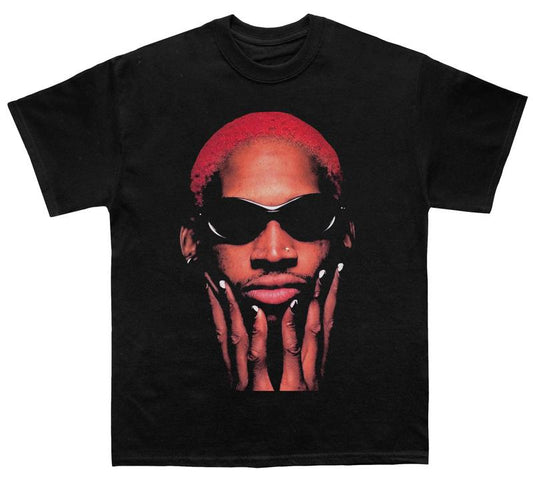 DENNIS RODMAN FACE T-SHIRT - STREETWEAR