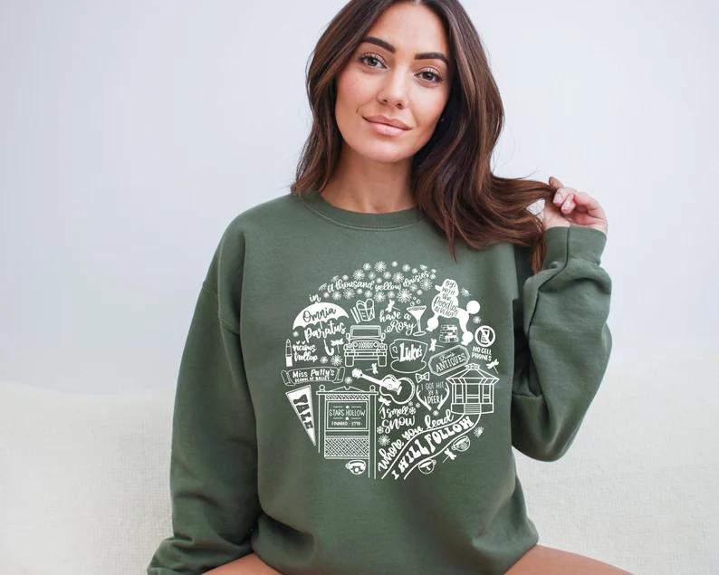Gilmore Girls gift, Gilmore girls sweatshirt, Lukes Diner sweatshirt, Stars Hollow sweatshirt, Gilmore girls merch