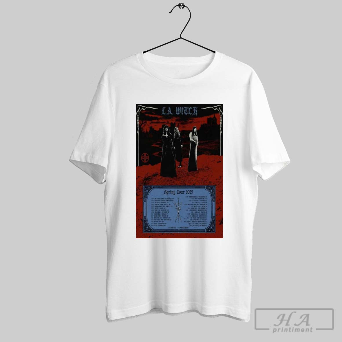 Poster L A Witch Spring Tour 2025 T Shirt