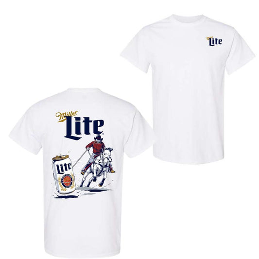 Miller Lite Rodeo 2 Sided T-Shirt, Miller Lite Unisex Shirt For Men, For Women