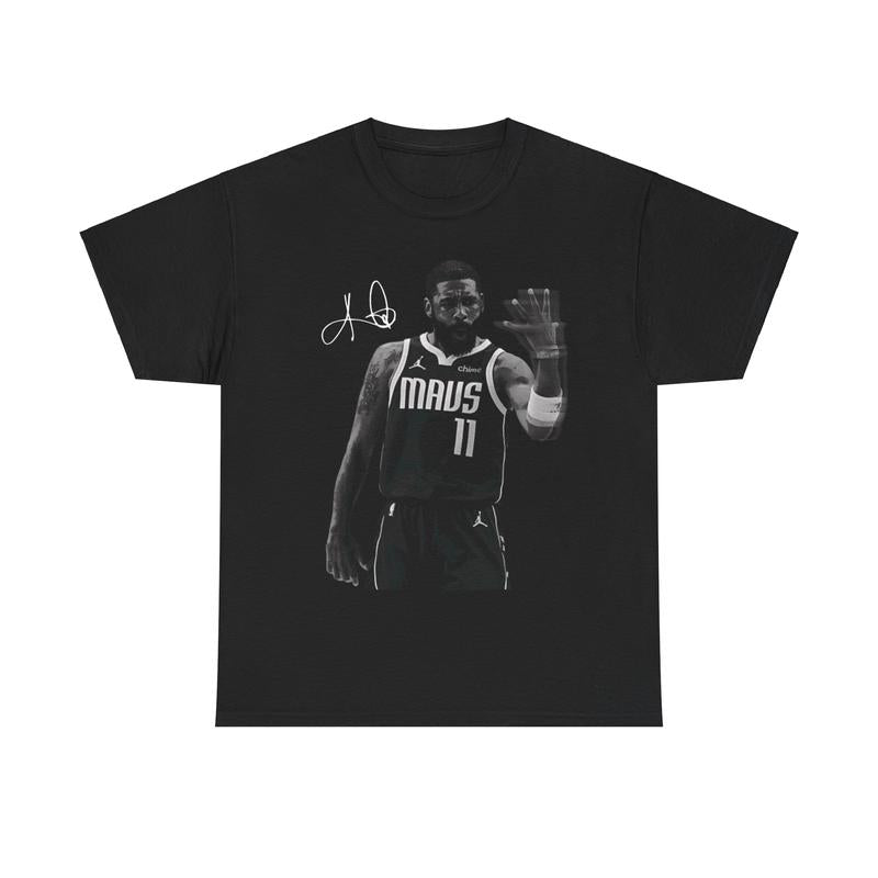 Kyrie Fan Basketball Graphic Tee Shirt for Men - Sustainable and Durable - Casual, Menswear Cotton Streetwear Menswear Top Classic Smooth Crewneck Rou