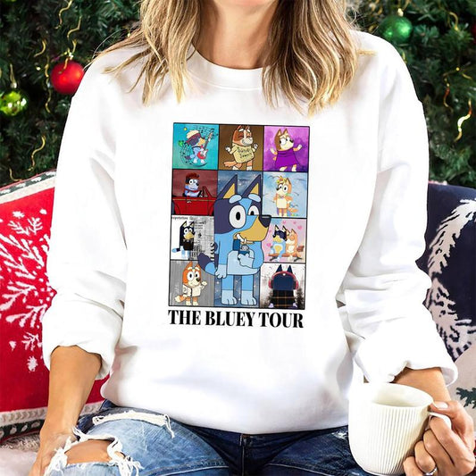 TS Blueytour Sweatshirt, Blueyy Sweatshirt - His and Hers Fashion - Variety of Designs - Statement Pieces - Colorful Range - Every Size, Every Body