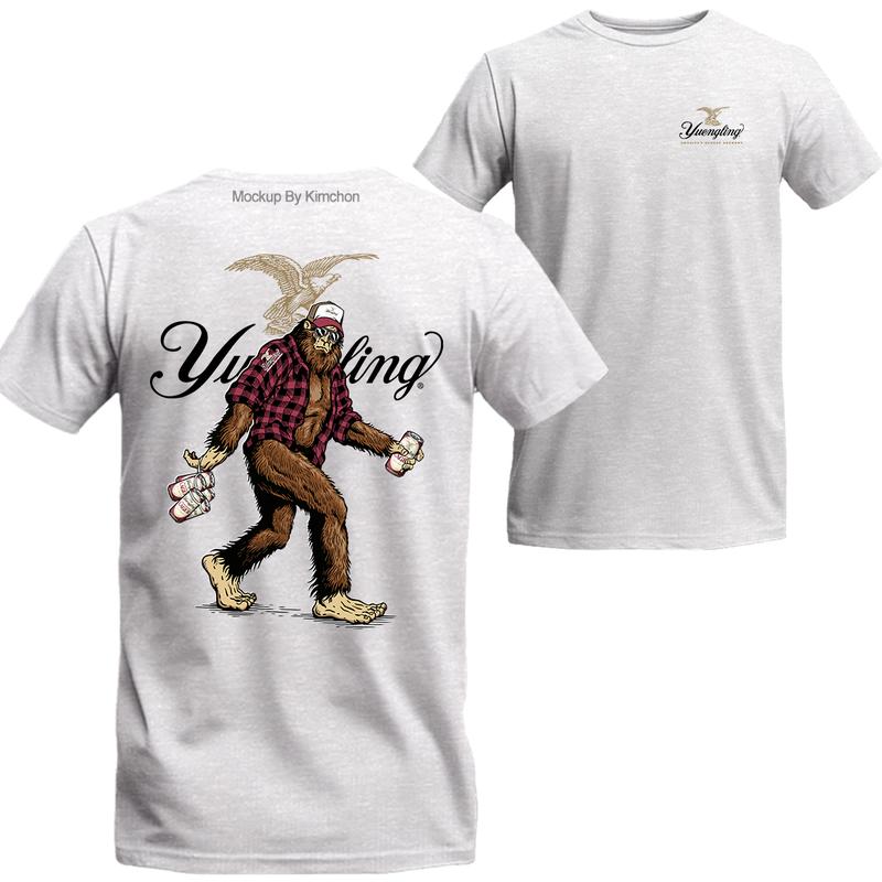 Bigfoot Yuenglin Traditional T-Shirt Hoodie 2 Side, Unisex T-shirt For Men, For Women, Best choice, Menswear Top Underwear Streetwear Tshirt