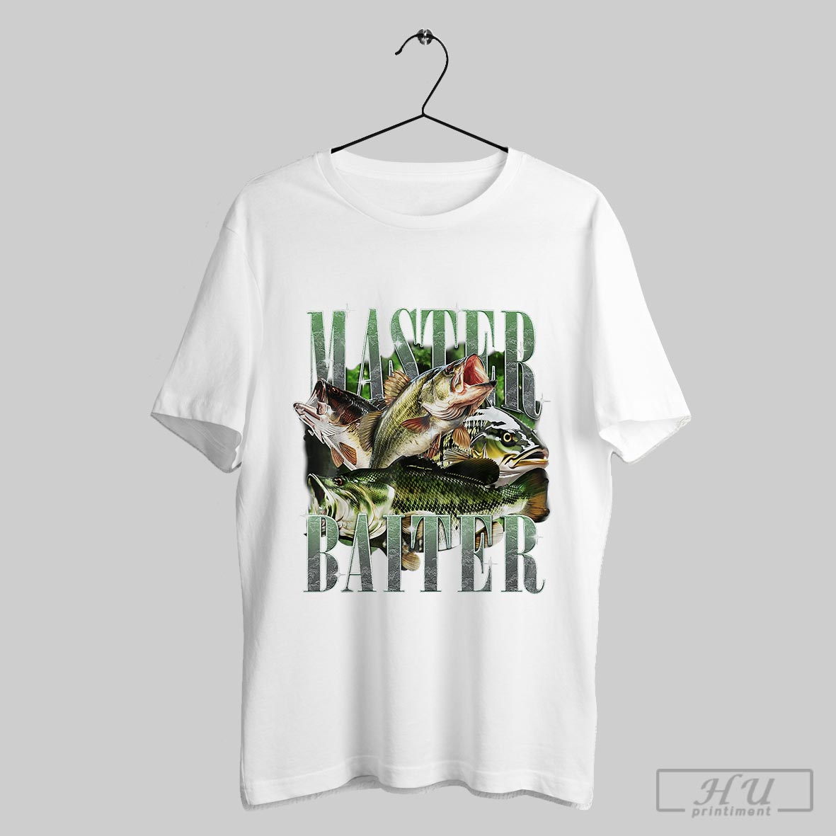 Retro Sunset Fishing Master Baiter Fish Funny Fisherman