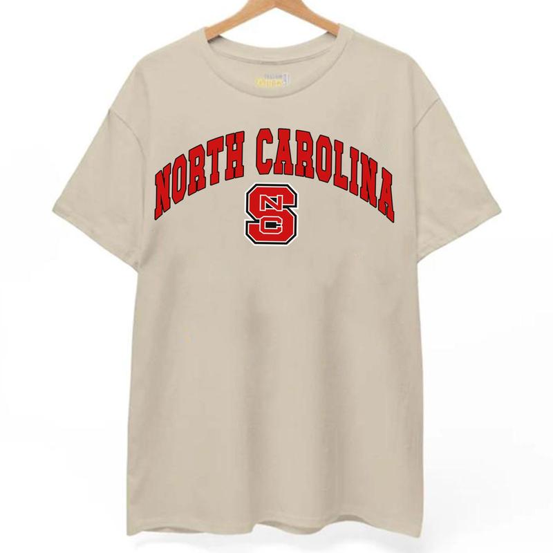 NC State Wolfpack Vintage Football NCAA Trendy Sweatshirt, North Carolina State University Unisex Football NCAA Shirt, Cotton, Crewneck, Gifts for men