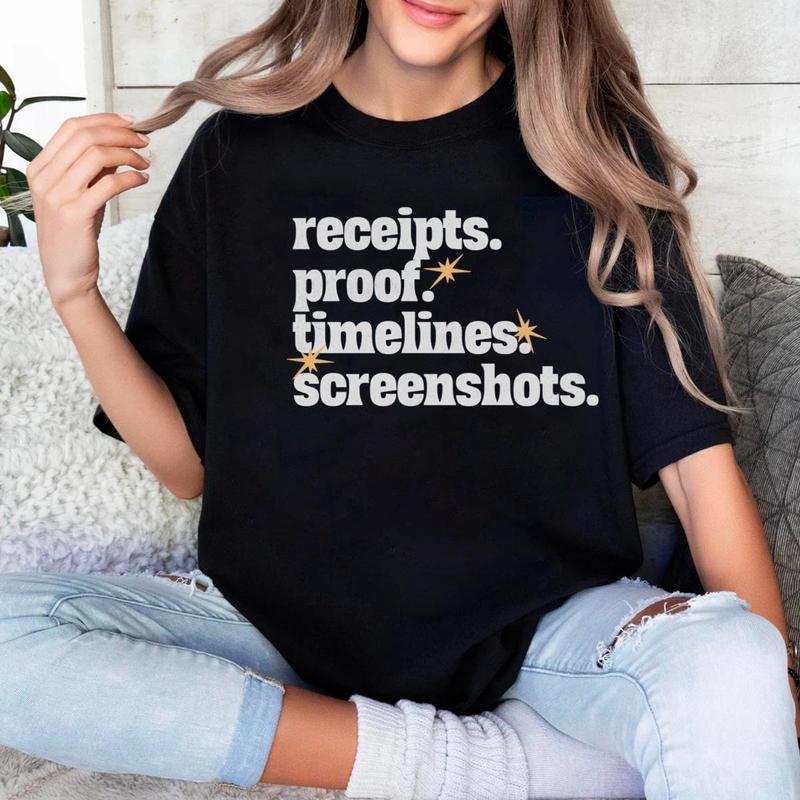RHOSLC Receipts, Proof, Timelines Unisex Crewneck Sweatshirt, Real Housewives of Salt Lake City, Heather Gay, Monica Garcia, Lisa Barlow  - Unisex T-S