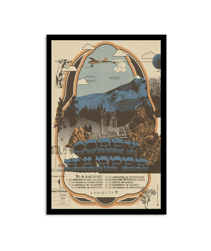 Corey Harper 2024 Tour Poster