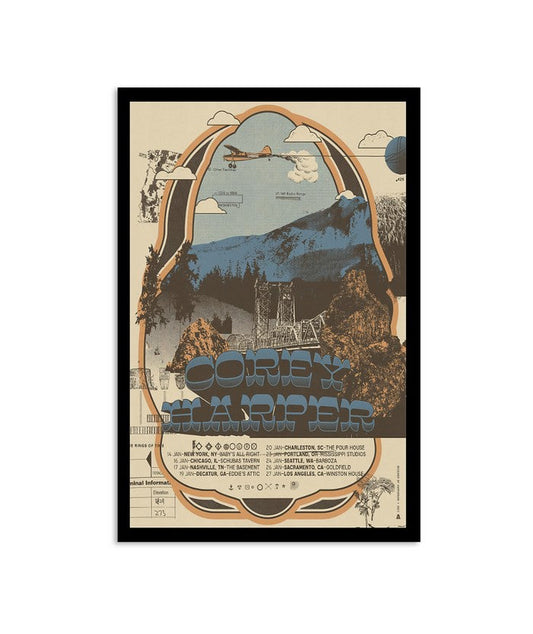 Corey Harper 2024 Tour Poster