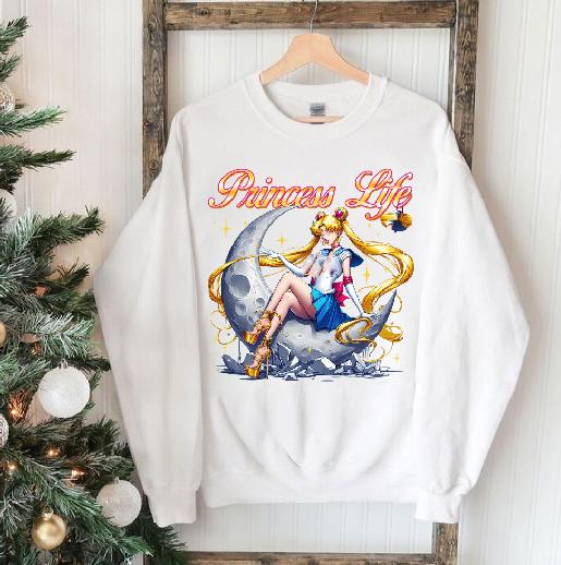 Sailor moonn princess life shirt sweatshirt hoodies, Sailor moon Shirt, animee Shirt