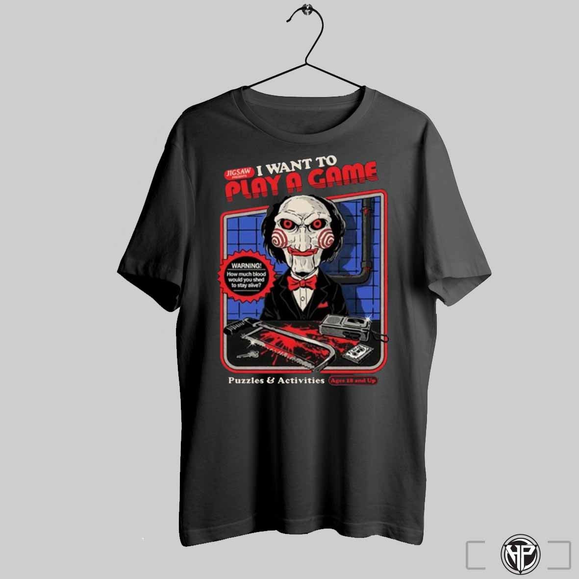 Steven Rhodes X Saw I Want To Play A Game Shirt Trendy Sweatshirt