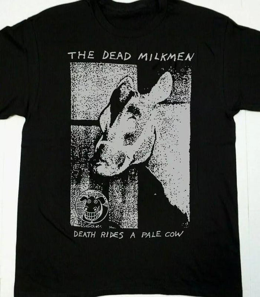 Vintage The Dead Milkmen Band T-shirt Black Cotton Size S-5XL Short Sleeve, Comfort Colors, Vintage Graphic Tee, Music Tour Tee, Graphic Single Rap Ho