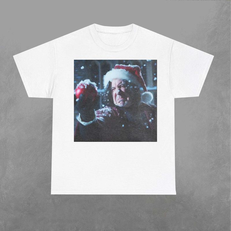 Snape Gives The Apple On Christmas Shirt, Snape Shirt, Christmas Sweatshirt, Movie Graphic Shirt Classic Fabric