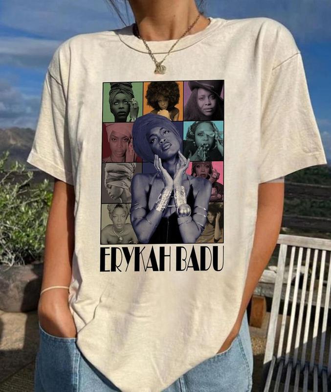 Erykah Badu T-Shirt  90s Music Shirt  Vintage The Show Tour Shirt, Gift For Fans