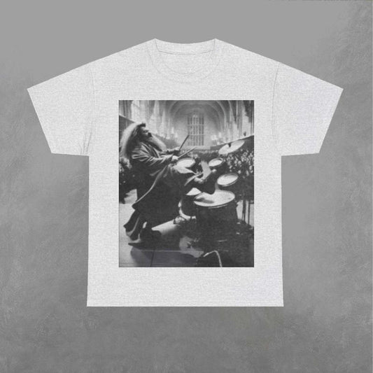 Hagrid is playing a set of drums Shirt, Hagrid Shirt, Harry Potter Sweatshirt, Movie Graphic Shirt Classic Fabric