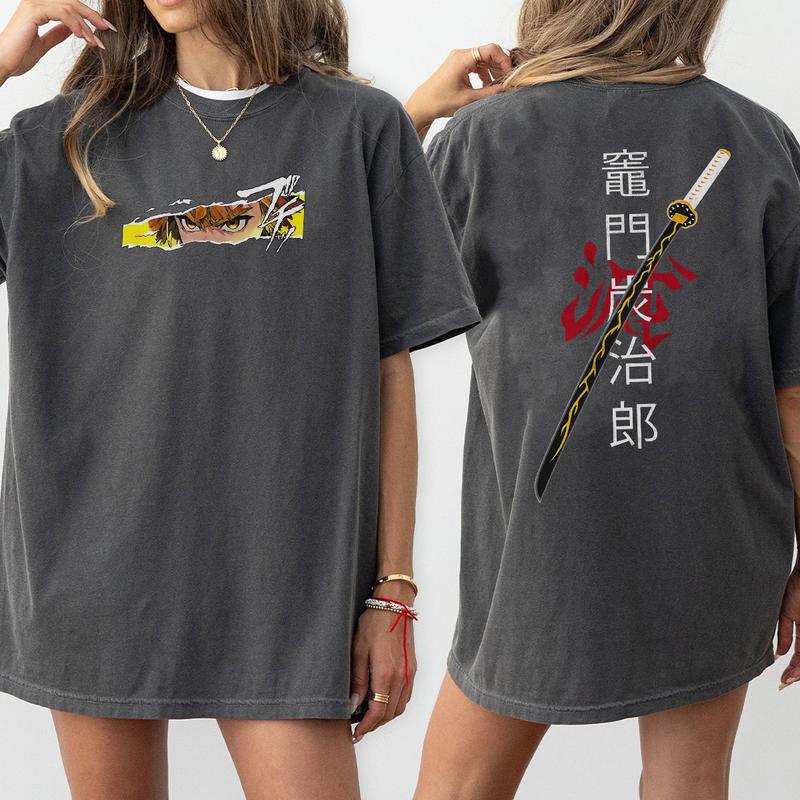 Zenitsu Agatsuma Shirt, Thunder Breathing Tshirt, Sanemi Shinazugwa Demon Slayer Sweatshirt, Demon Slayer t-shirt, Anime sweatshirt hoodie, Anime love