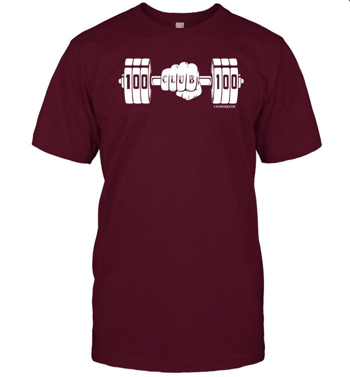 Limited 100 Club 100 Gym Doworkson Funny Shirt