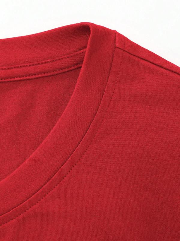 Men's Letter &Â AnimalÂ Graphic Print Round Neck Tee, Regular FitÂ Casual Short Sleeve T-shirt for Summer, Men'sÂ Top for Daily Wear