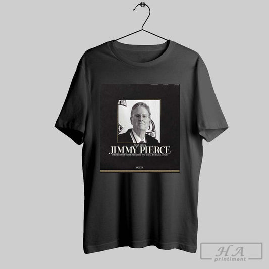 Southern Miss Baseball Rip Jimmy Pierce Former Dugout Club President And Local Baseball Coach 1952 2025 Poster T Shirt