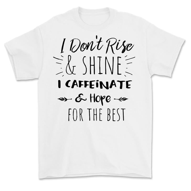 Women Funny Coffee T-shirt, Coffee Lover Saying Gift for Her Mom Wine