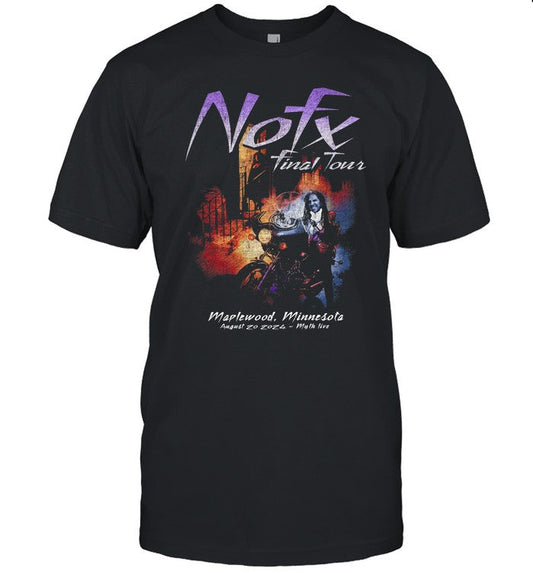 Nofx Final Tour Maplewood Minnesota August 20 2024 T-Shirt