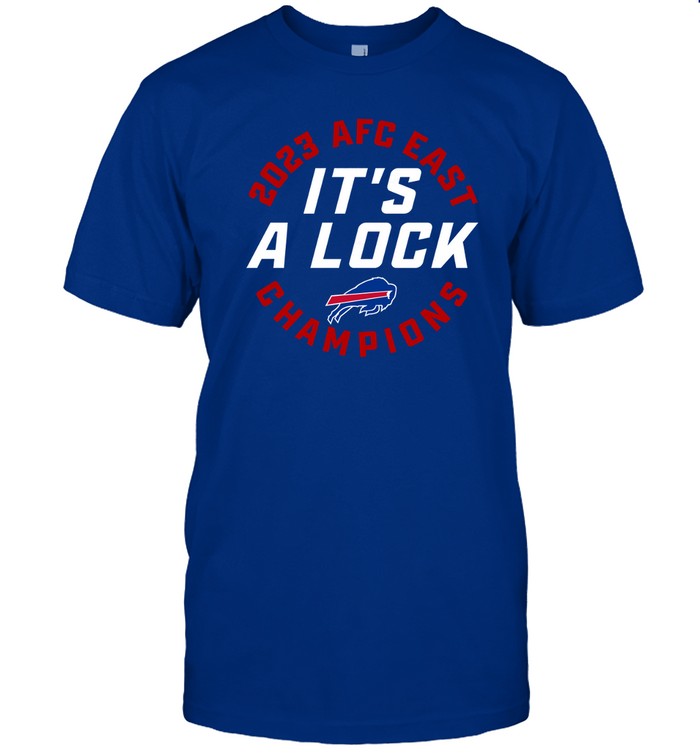 2023 AFC East It's A Lock Buffalo Bills Champions T-Shirt