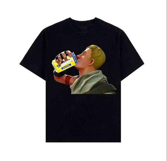 Fortnite Tea T-Shirt, Twister Fortnite Shirt, Graphic Shirt, Unisex Cotton Shirt, For Men, For Women, Gift for Fan, Menswear Top