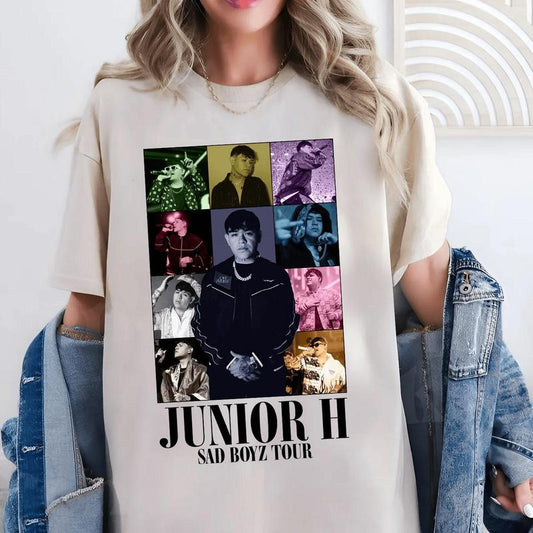 Junior H Era Shirt, Junior H Bootleg Tshirt, Junior.H Graphic Tee, Junior.H Fan Gifts, Unisex Cotton Tees