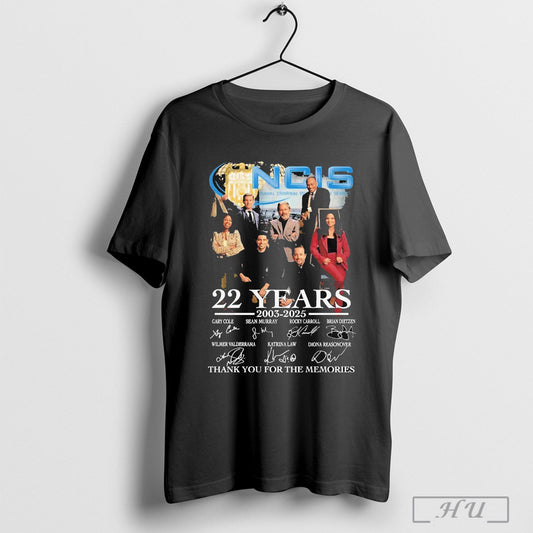 Premium Ncis Celebrating The Memories Of 22 Years 2003 2025 T Shirt