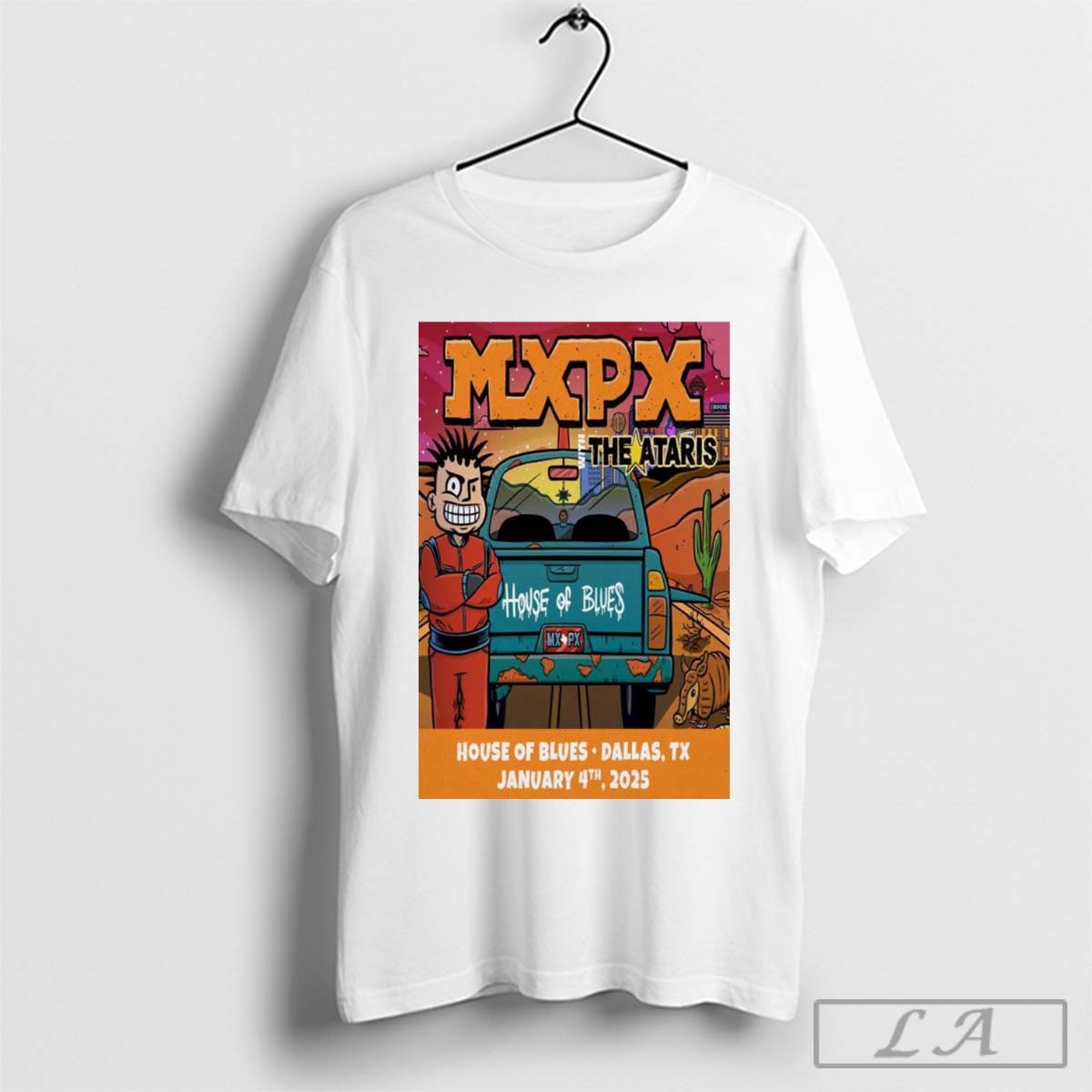 Poster MXPX Jan 4-2025 House Of Blues In Dallas TX Tour with The Ataris T-shirt