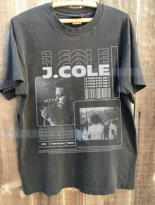 2014 forest hills Album, J-cole tshirt, 4 your eyez only Album, J Bootleg, J Cole shirt, RapperJ Cole Sweatshirt Gift for men women tshirt - Unisex T-
