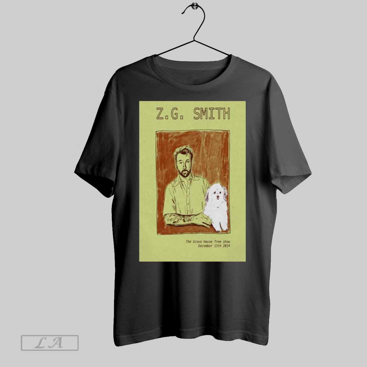 Poster Zg Smith At The Grove House On Dec 13 2024 Tour T Shirt