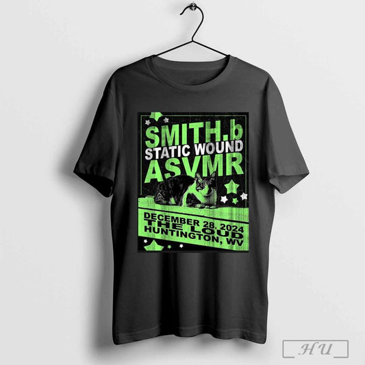 Smith B Static Wound Asvmr Huntington Wv Dec 28 2024 Tour T Shirt