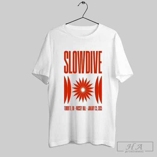 Slowdive January 25 2025 Toronto On Canada T Shirts