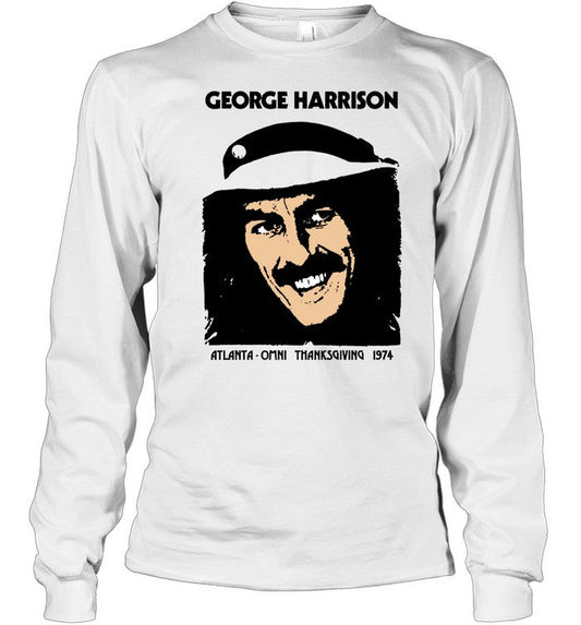 George Harrison New Limited Edition Vintage 1974 Thanksgiving T-Shirt_1