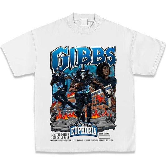 Jahmyr Gibbs Euphoria Planet Shirt, Vintage 90s Unisex Football Tees, Football T-Shirts, Sports Shirt, Game Day Tee, Football Fan Gifts