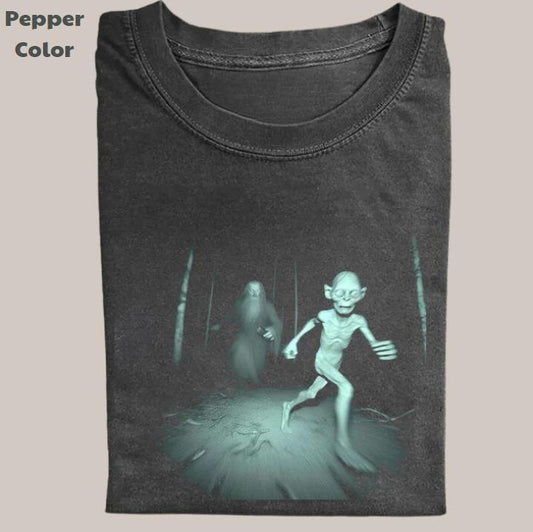 The Lord of the Rings Vintage Tee, Gollum Galdalf T-Shirt, Movie Graphic Tee, Unisex Meme Cringe Funny Dumb Shirts, Menswear Womenswear Streetwear